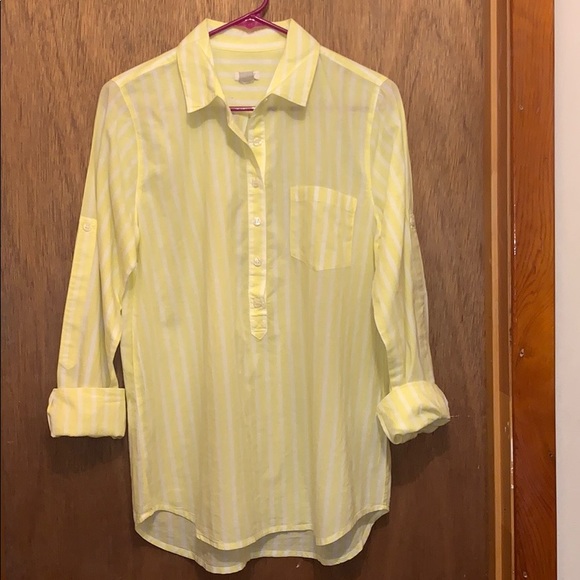 J. Crew Tops - Yellow J Crew blouse